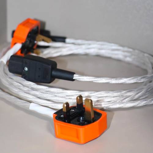 荷蘭 單晶鍍銀電源線 （全新） DIY