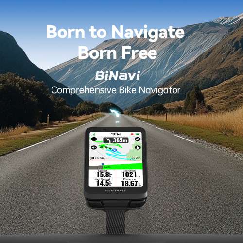 iGPSPORT BiNavi Bike Computer GPS 3.5" Touchscreen 繁中英文