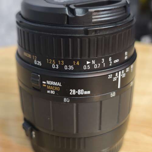 Sigma 28-80 F3.5-5.6 Aspherical Macro EF Lens