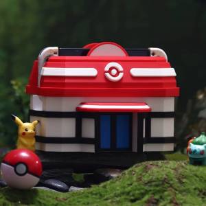 任天堂Switch創意Pokemon交易中心遊戲機底座