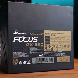 Seasonic Focus GX-850 80 Plus Gold Fully Modular 850W PSU
