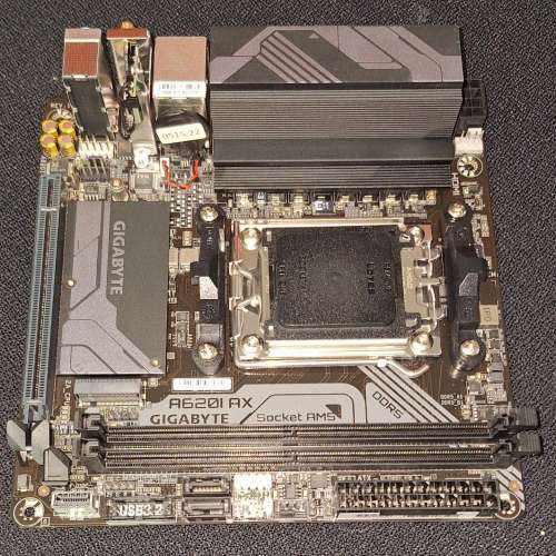 Gigabyte A620i AX DDR5 Version 1.0 ITX AMD AM5 Motherboard A620