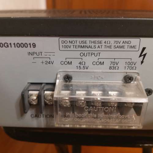 TOA 60W Mixer Power Amplifier 擴音機