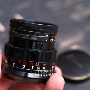 [Excellent+] Leica Summicron Rigid 50mm F2.0 repaint 露銅 黑漆 black paint