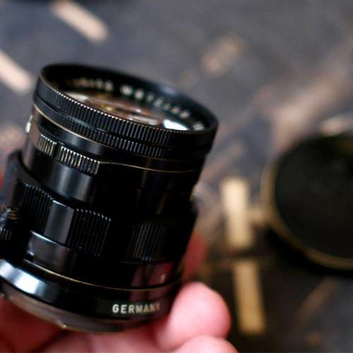 [Excellent+] Leica Summicron Rigid 50mm F2.0 repaint 露銅 黑漆 black paint