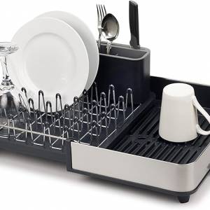 全新原盒  Joseph  extend dish rack with draining spout