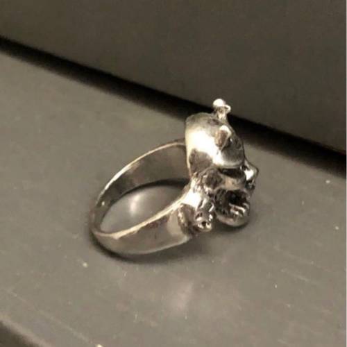 魔鬼 鬼面罩 面具 金屬 戒指 Ghost Devil mask metal ring