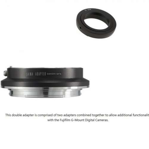 LAINA T-Mount (T / T-2) Screw Mount SLR Lens and Canon Lens To GFX