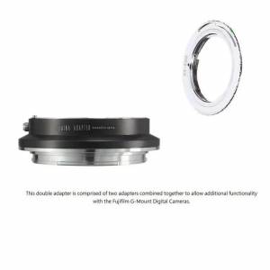 LAINA Double Adapter For Contax / Yashica (CY) SLR Lens and Canon To GFX