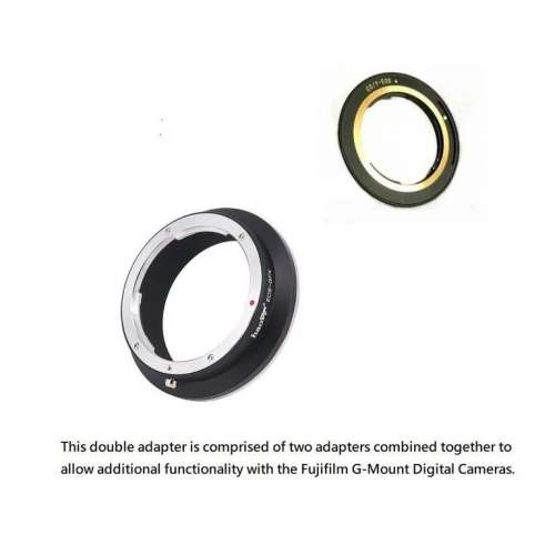 Haoge CY SLR Lens and Canon To Fujifilm G-Mount Digital Camera (金屬組合接環)