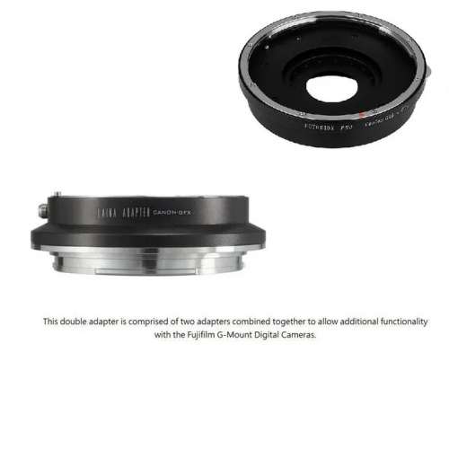 LAINA Lens Mount Double Adapter For Contax 645 (C645) and Canon To GFX