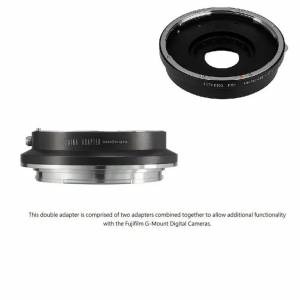 LAINA Lens Mount Double Adapter For Contax 645 (C645) and Canon To GFX