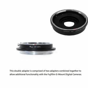 PIXCO Lens Mount Double Adapter For Contax 645 (C645) and Canon To GFX