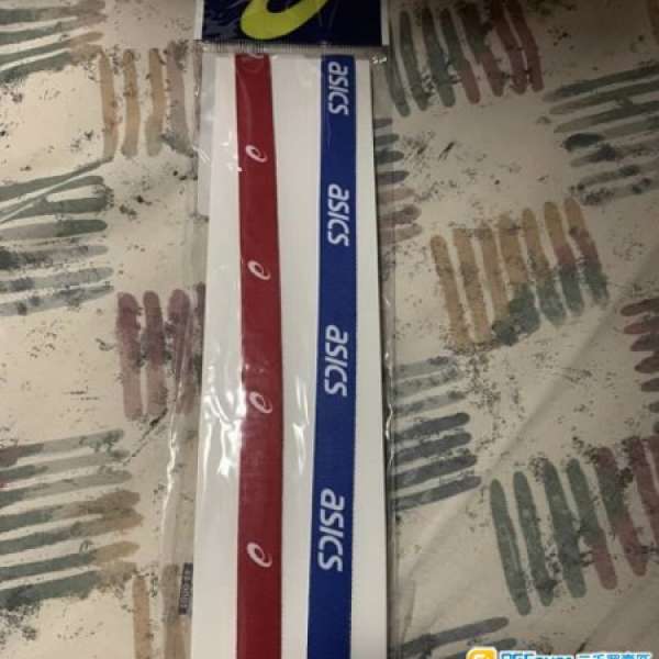 全新ASICS headband 止汗頭帶　導汗帶　男女適用