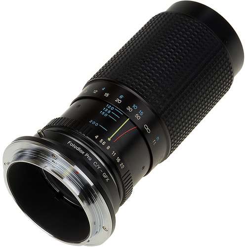 Fotodiox Pro Lens Mount Adapter, Contax/Yashica (CY) SLR Lens to Fujifilm GFX