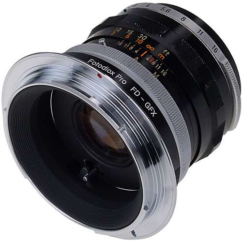 Fotodiox Pro Lens Mount Adapter, Canon FD & FL 35mm SLR Lens to Fujifilm G-Mount