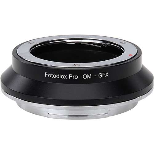 Fotodiox Pro Lens Mount Adapter,Olympus Zuiko (OM) 35mm SLR Lens to Fujifilm GFX