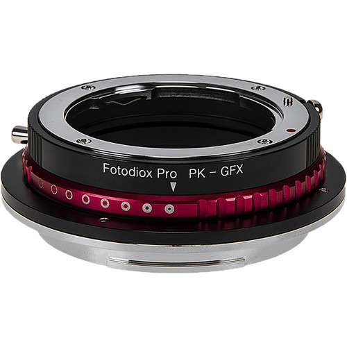 Fotodiox DLX Lens Mount Adapter for Pentax K-Mount Lens to FUJIFILM G-Mount GFX