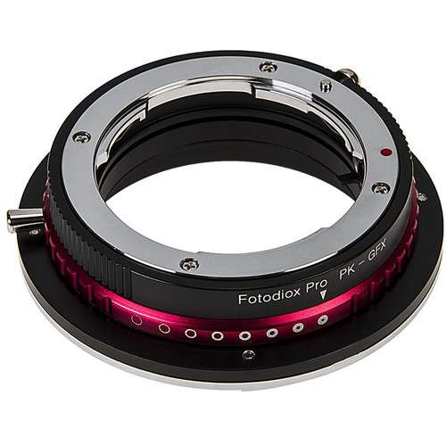 Fotodiox DLX Lens Mount Adapter for Pentax K-Mount Lens to FUJIFILM G-Mount GFX