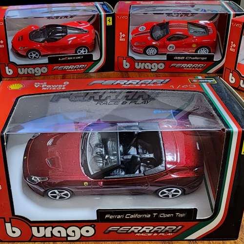 Shell 70週年 V-Power x Ferrari 珍藏版模型車 1:43 模型法拉利模型車