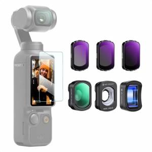 K&F Concept Magnetic 1.2X Anamorphic Lens 磁吸變形、廣角、減光濾鏡套裝 (Pocke...
