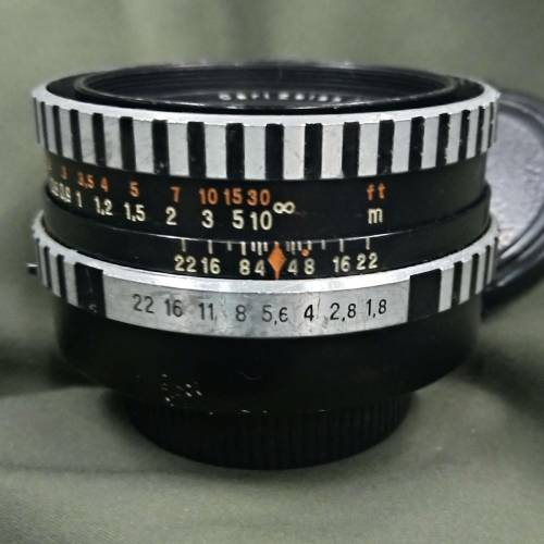 Carl Zeiss Jena Pancolar 50mm f1.8  m42螺絲-mount