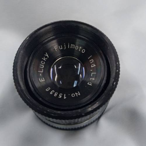 日本 E-Lucky 50mm f3.5 放相鏡頭m42-screw 腳 (加 對焦筒 可以上  無反機身)