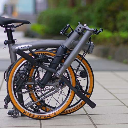 (單買車架組更優惠) 2025 最新款超輕版 ACEOFFIX C5 5速/7速 啞黑色碳前叉鋁合金折...