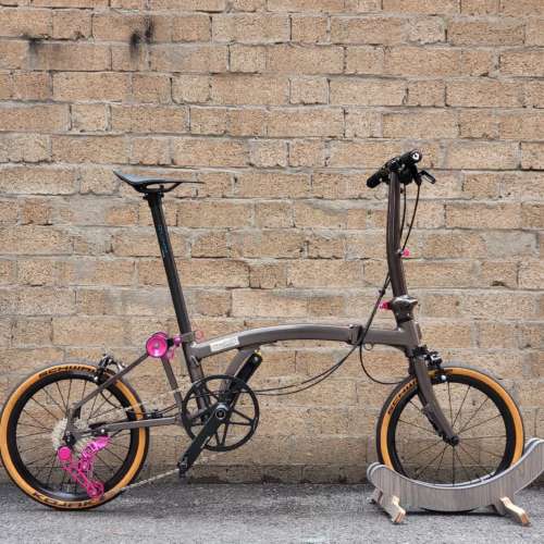 2025 鋁合金款 RUHM PRO C (PRO 1) 7速 C剎 碳纖維座管 16吋349 折叠車 送前後蛙燈叮...