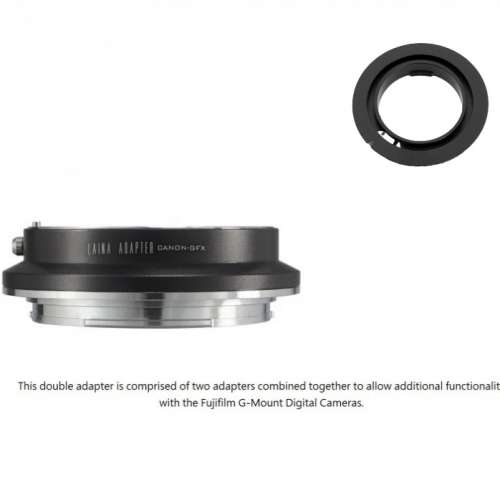 LAINA Double Adapter For Exakta and Canon EOS To Fujifilm G-Mount Digital Camera