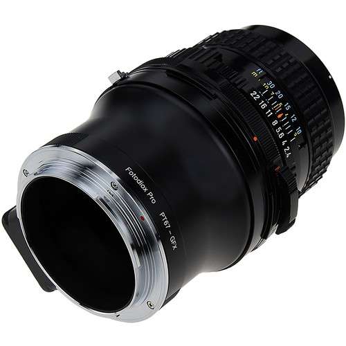 Fotodiox Pro Lens Mount Adapter, Pentax 6x7 (P67, PK67) Mount SLR Lens to GFX