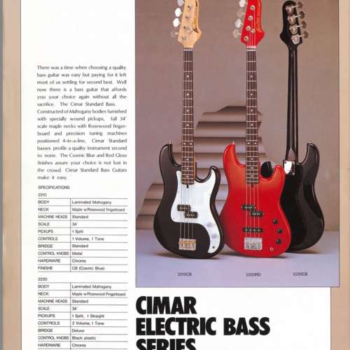 IBANEZ Cimar P Bass 2210CB 80's Vintage 限時放售