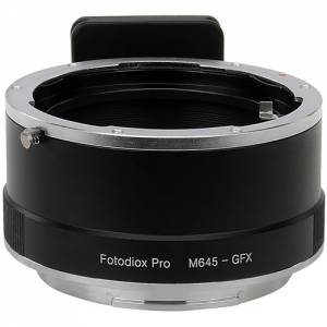 Fotodiox Pro Lens Mount Adapter, Mamiya 645 (M645) Mount Lens  to Fujifilm GFX