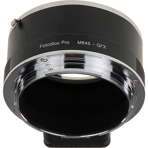 Fotodiox Pro Lens Mount Adapter, Mamiya 645 (M645) Mount Lens  to Fujifilm GFX