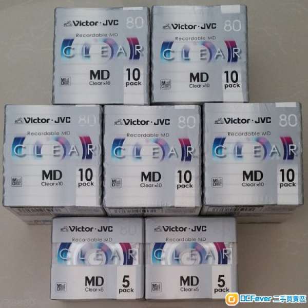 Victor CLEAR MiniDisc 80min MD碟