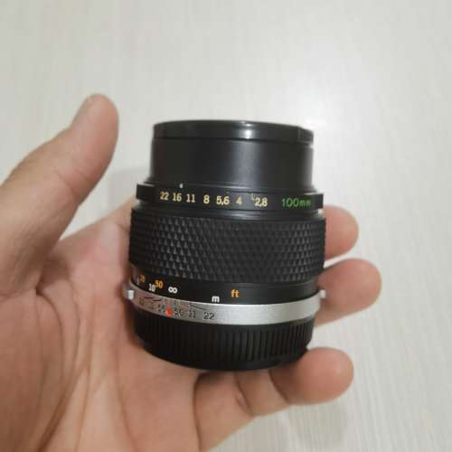 olympus om zuiko mc 100 2.8