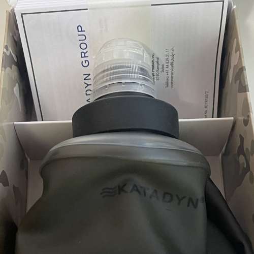 露營戶外用黑色軍版KADADYN be free 1L 濾水器