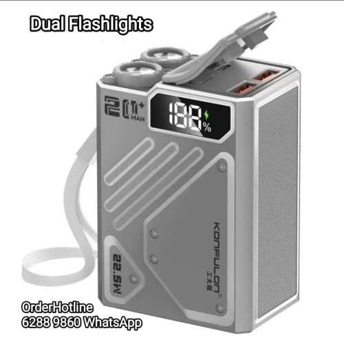Super Power Bank 20000 mAh w/ LED lights & Digital Display.High output 22.5w....