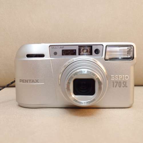 Pentax Espio 170SL 新淨賓得 銀色菲林相機 傻瓜機 38-170mm底片機 Film Point Sho...