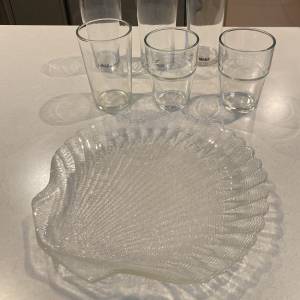 玻璃物品七件