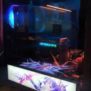 第 10 代 Intel® Core™ i7 處理器 台式水冷電競RGB 電腦主機，高配16G 記憶體，4G...