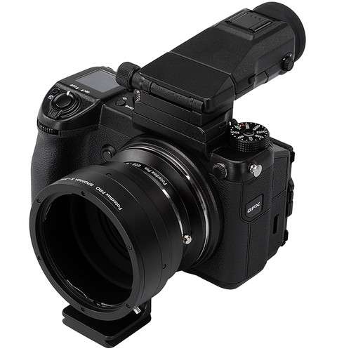 Fotodiox Double Adapter, Bronica S Lens and Canon EOS To FujiFilm GFX