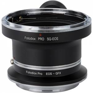 Fotodiox Double Adapter, Bronica SQ Lens and Canon EOS To Fujifilm GFX Camera