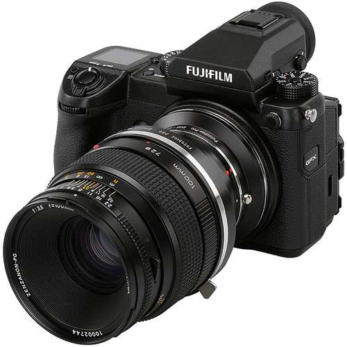 Fotodiox Lens Mount Double Adapter, Bronica PG Lens and Canon EOS To GFX
