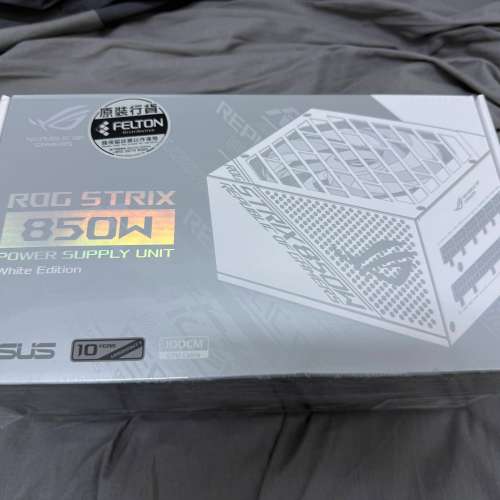全新 ASUS ROG Strix 850W White Edition 80 Plus Gold PSU not 650W 750W 1000W