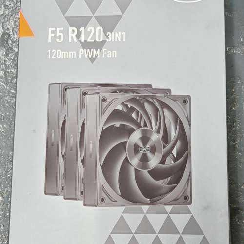 超頻三F5R120主機殼風扇12CM靜音桌上型電腦性能三擋調速電腦散熱風扇