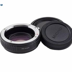 PIXCO  Pentax K (PK) Mount SLR Lens To M43 Speed Boosters Adaptor 減焦增光轉接環