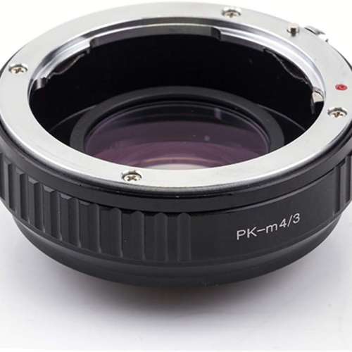PIXCO  Pentax K (PK) Mount SLR Lens To M43 Speed Boosters Adaptor 減焦增光轉接環