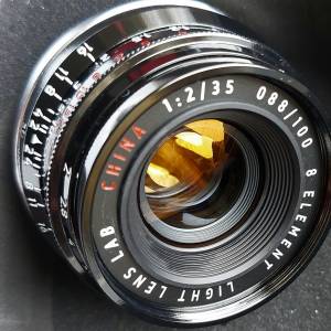 Light lens lab 周八枚 35mm F2 限量亮黑漆版
