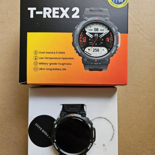 Amazfit T-rex2 軍規GPS智能手錶（午夜黑）香港行貨